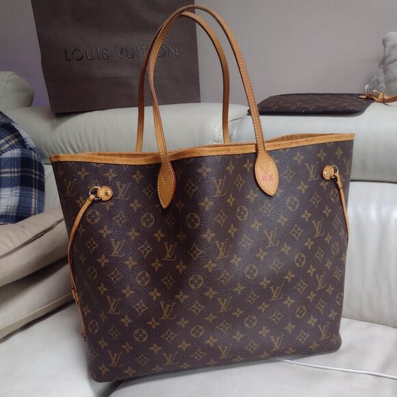 Beautiful Louis Vuitton Neverfull GM PEONY Interior Setโจ๐ - Picture 4 of 15
